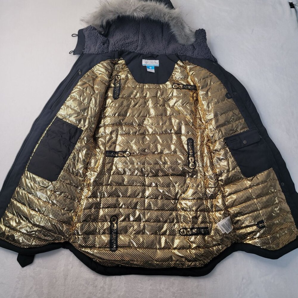 Columbia Watson Lake Women's Black Faux Hood Insulated Winter Jacket Size XS NWT - Picture 3 of 12
